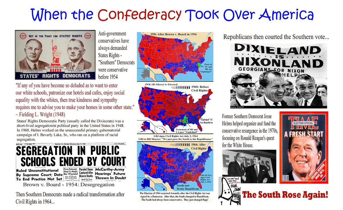 QuestBlackbeard's tweet photo. There are people still alive today who were alive for the #CivilRights era. Racist people then are still racist today. Racism did not magically disappear. #IllegitimateSCOTUS follows a white supremacist agenda. #EvilExists but gods do not! They are pedophiles called Republicans. https://t.co/uX7lzZnFTi