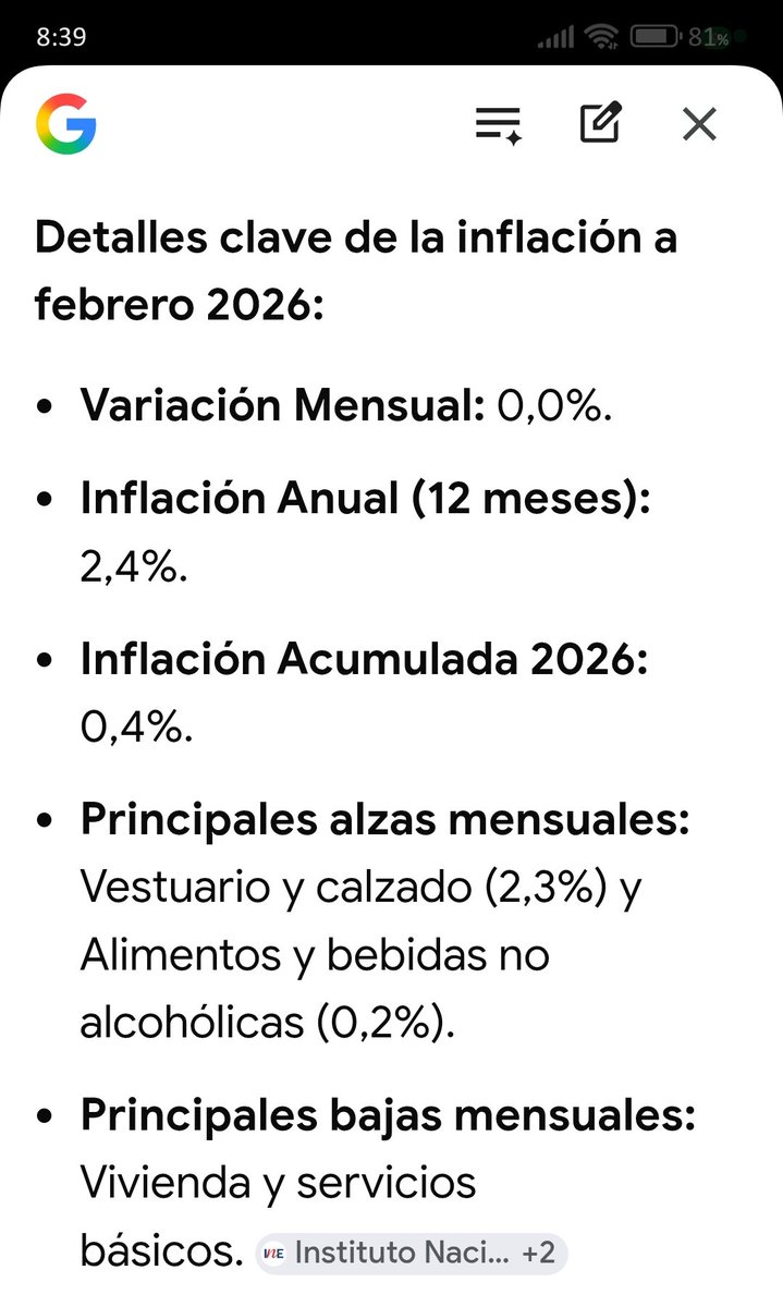 <a href="/biobio/">BioBioChile</a> Inflación acumulada 12 meses... 
Boric 2.4%
Kast en 50 días la subió a 4.0%...!!!