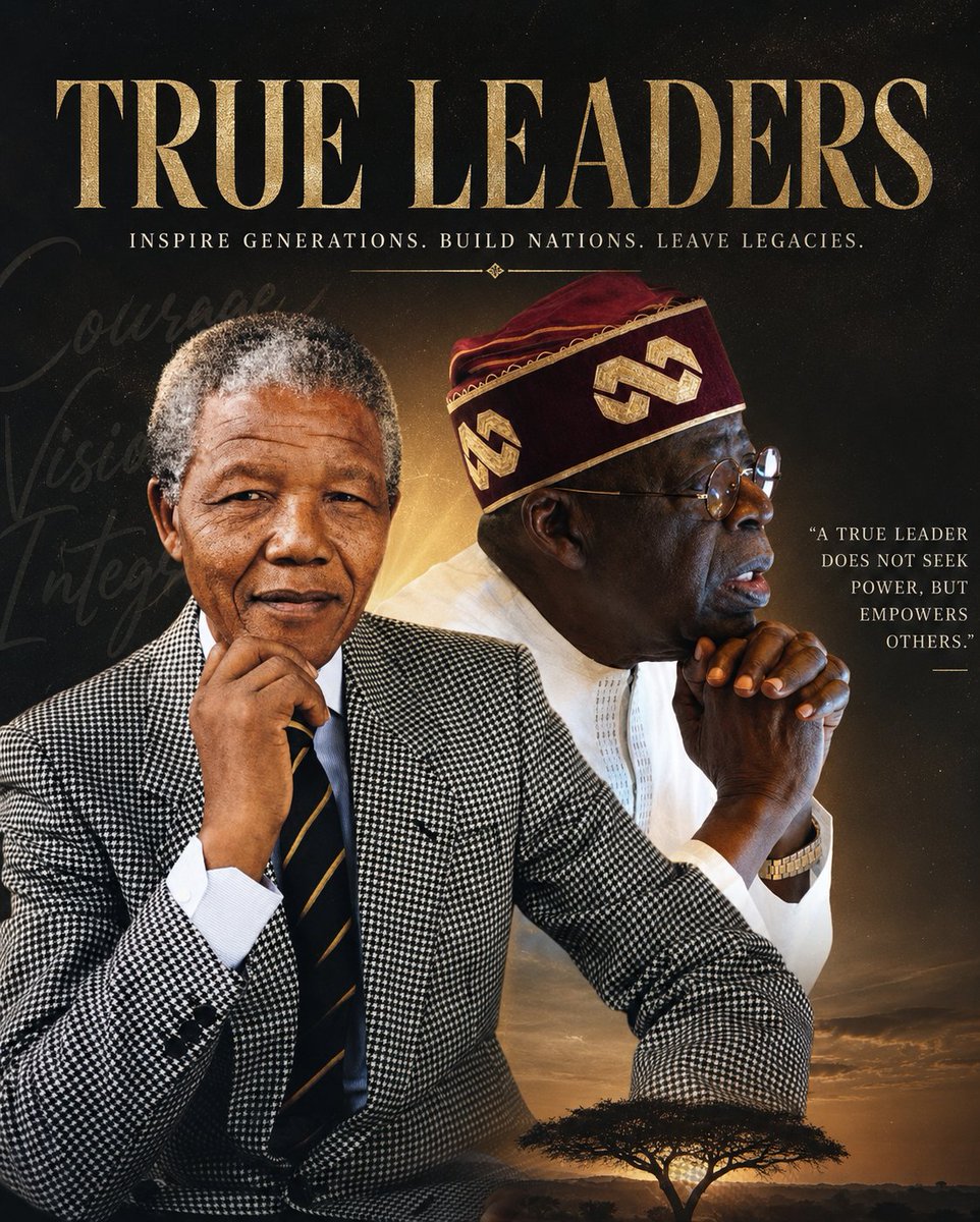 WHO IS YOUR LEADER?

Mandela produced Cyril Ramaphosa and Thabo Mbeki, men who went on to become Presidents of South Africa.

Abraham Lincoln produced Ulysses S. Grant who eventually became the President of the United States.

Lee Kuan Yew produced Goh Chok Tong and Lee Hsien