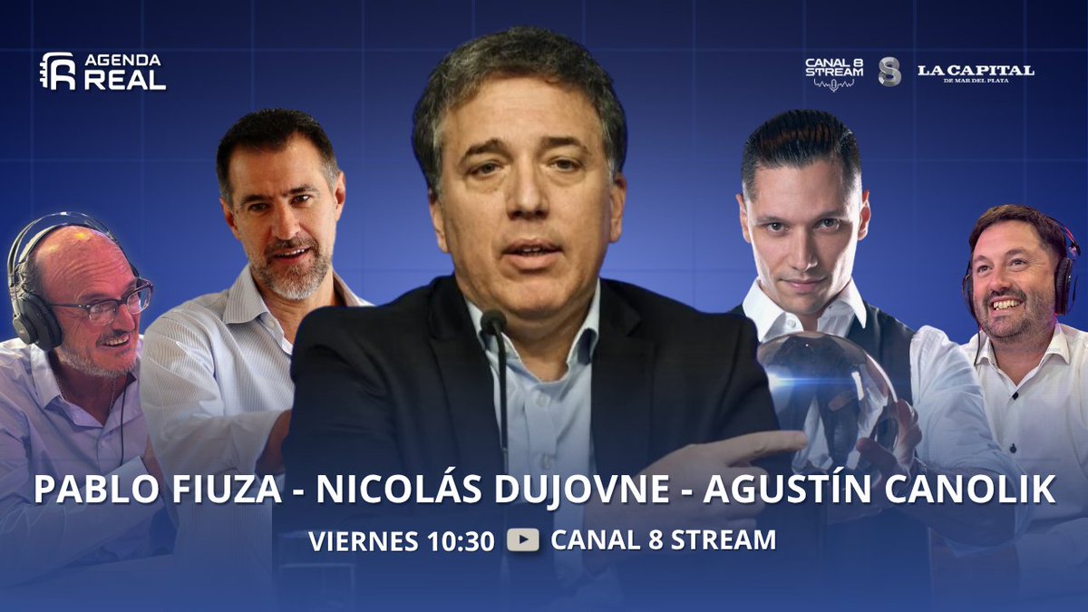 canal8mdp's tweet photo. 👉Hoy a partir de las 10:30 otro programón de #AgendaReal ! @marcelopasetti y @msuarez82 reciben a: 

📌NICOLÁS DUJOVNE, AGUSTÍN CANOLIK y PABLO FIUZA

Te esperamos en nuestro canal de Youtube: Canal 8 Stream

https://t.co/0f1miDzOdM https://t.co/12oaIF89Ih