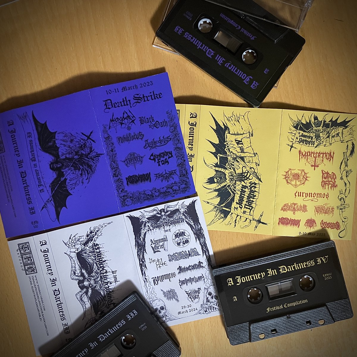 新 A Journey In Darkness Festival / II / III / IV (3x Tape) 試聴