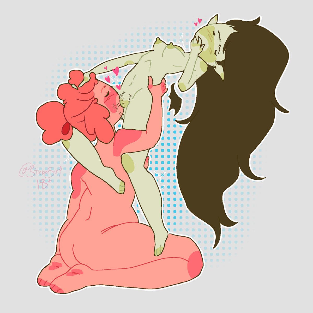 stickersin_'s tweet photo. bon..nie…. m..arc..y…..

#adventuretimensfw #princessbubblegum #marceline #nsfwtwtًً #nsfwtwtﾟ #nsfwtwt #nsfw #nsfwfanart #nsfwart https://t.co/zufjFFSR52