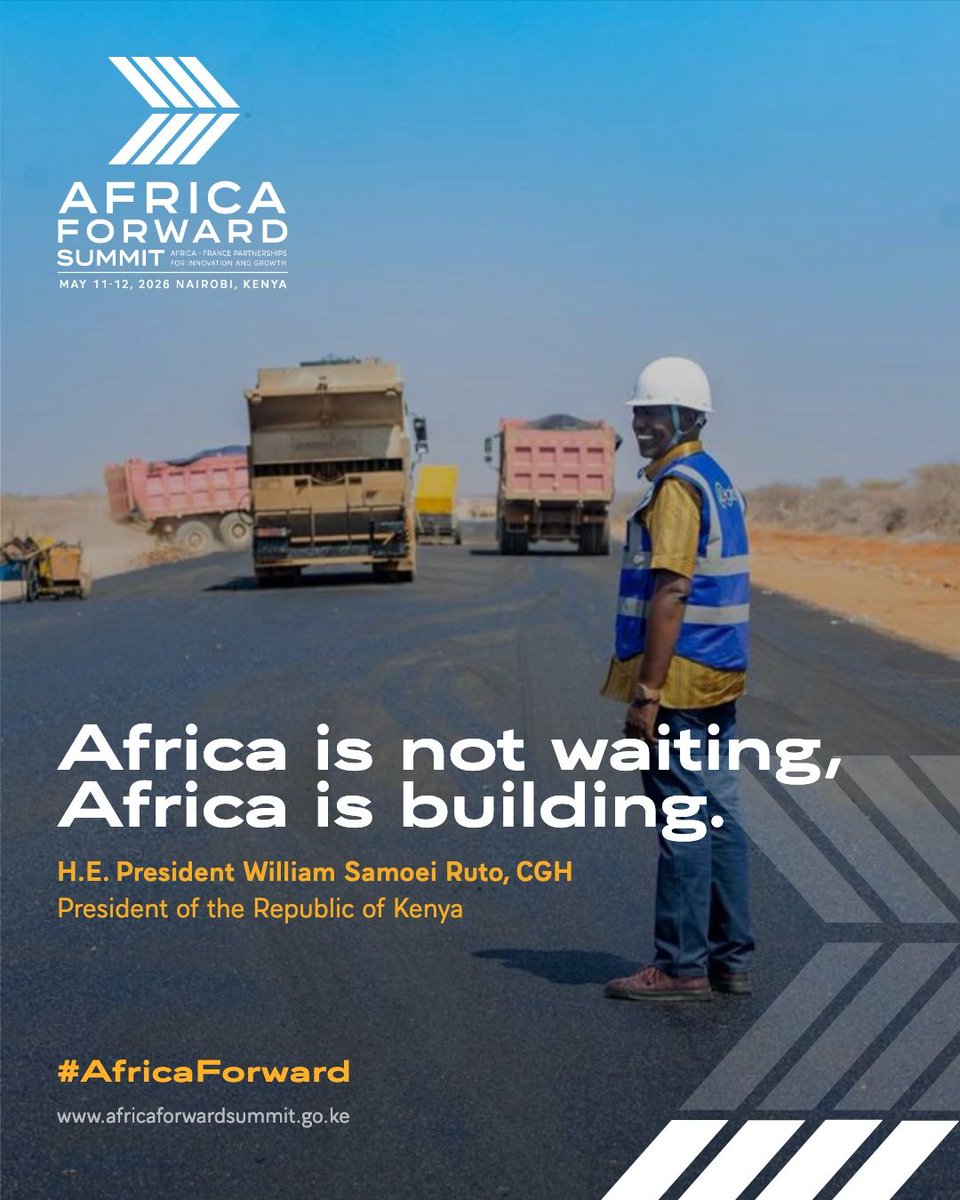 IndireBrian's tweet photo. Africa's future conversation starts in Nairobi. Join the conversation shaping Africa's future as the world is watching Nairobi host a historic global summit with 30+ Heads of state and global leaders expected.
 @lete_yio be part
#AfricaForward2026
#AfricaForward https://t.co/V9zDgQpFOH