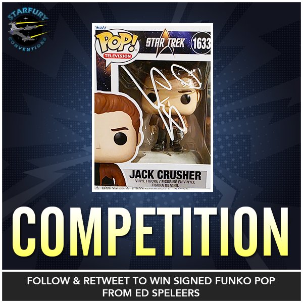 A great #competition for all fans of #startrek to celebrate Warp Two this weekend!

We're giving away a <a href="/OriginalFunko/">Funko</a> of Jack Crusher from Picard, signed by Ed Speleers

For a chance to win, simply follow us and retweet this post! The winner will be chosen on Sunday!

Good Luck!