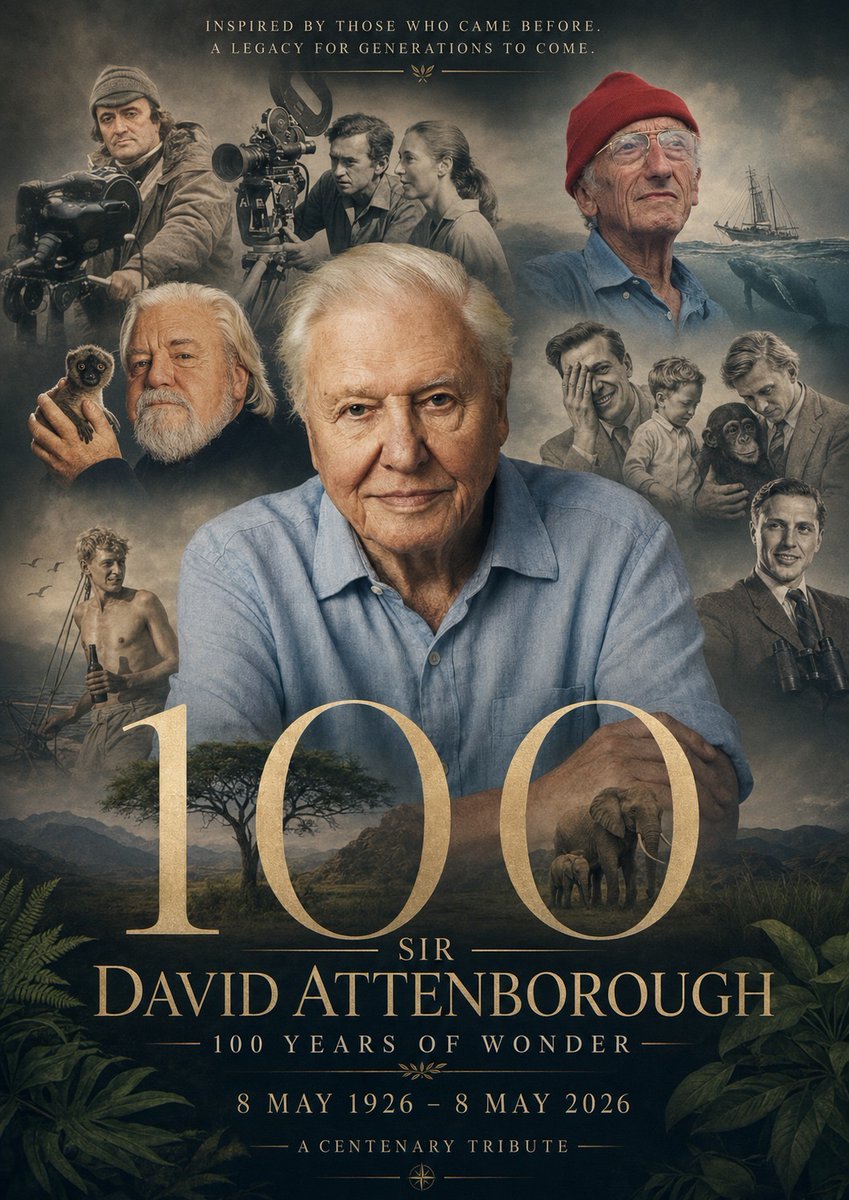 DIRUS_SC's tweet photo. “People must feel that the natural world is important and valuable and beautiful and wonderful and an amazement and a pleasure. The future of the natural world, on which we all depend, is in our hands.”

Happy 100th Birthday Sir David Attenborough! https://t.co/GsN8bsCXGF