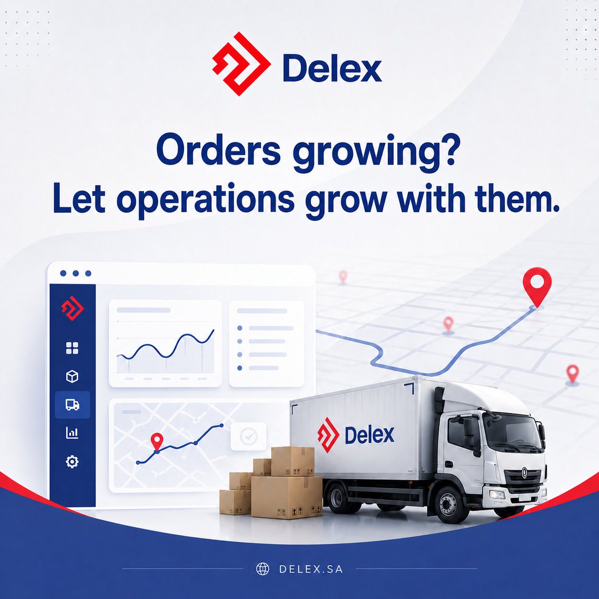Delex_sa's tweet photo. Growth should not create delivery chaos. Delex helps merchants organize pickup, delivery, tracking, and COD through one clear operating flow from the first order to the customer’s door. 
https://t.co/ftCjZ0tzB2 https://t.co/AON4Ijk7Yk