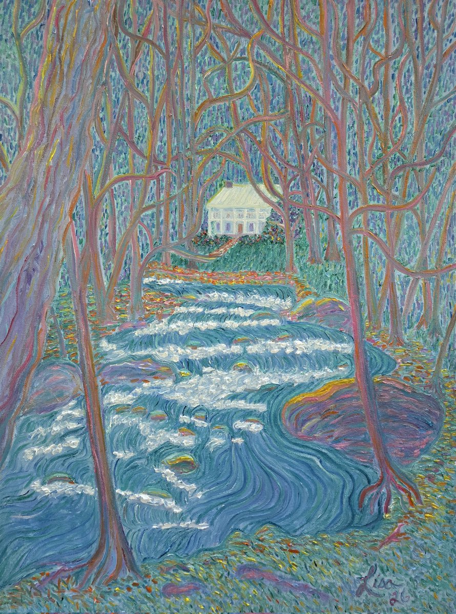 lisapell's tweet photo. Finished Family Home on Big Wilson Creek. Adding it to my profile for the Johnny Depp People's Artist contest. Hope you will keep voting- 1 free vote every day through May 14. Thank you!

https://t.co/DrSr5eYJeV 

#art #landscapes #GraysonCounty #Virginia
https://t.co/Pnrwg2TaPu https://t.co/kSuySnsMXm