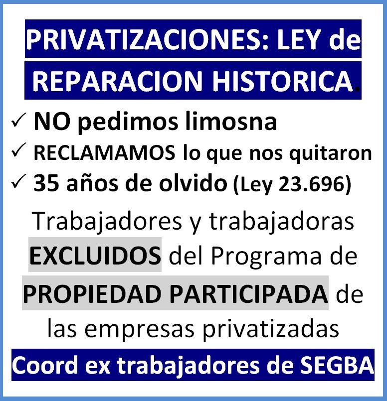 Ex Empleados de Segba tweet media