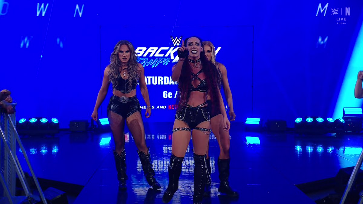 FallonPhotosCOM's tweet photo. Site Update: 05/01/2026 WWE SmackDown Screencaptures - https://t.co/yruNc3z1cd - @FallonHenleyWWE https://t.co/HGAXXV6faw