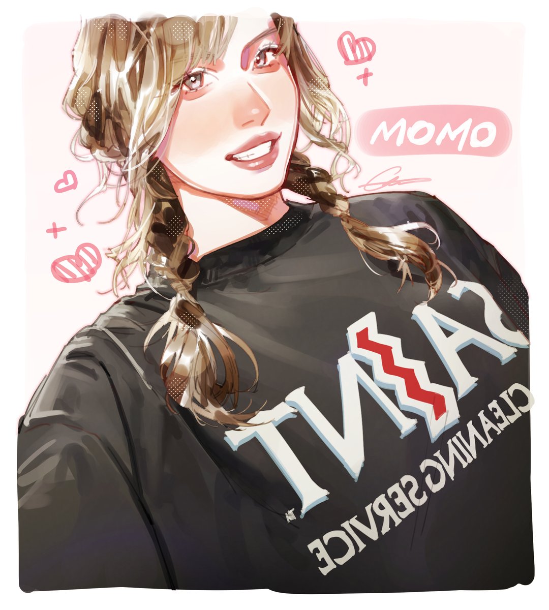 🩷🍑三つ編みももぴ🎀💗 #momo