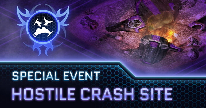 OpNewEarth's tweet photo. Hostile Alien raiding parties have been intercepting Specialized units across New Earth. 🚨

Hostile Crash Site, alongside Gathering Burst, will be active until 7 AM (UTC) on Monday, 11th May. https://t.co/ZlwLj5pAjX