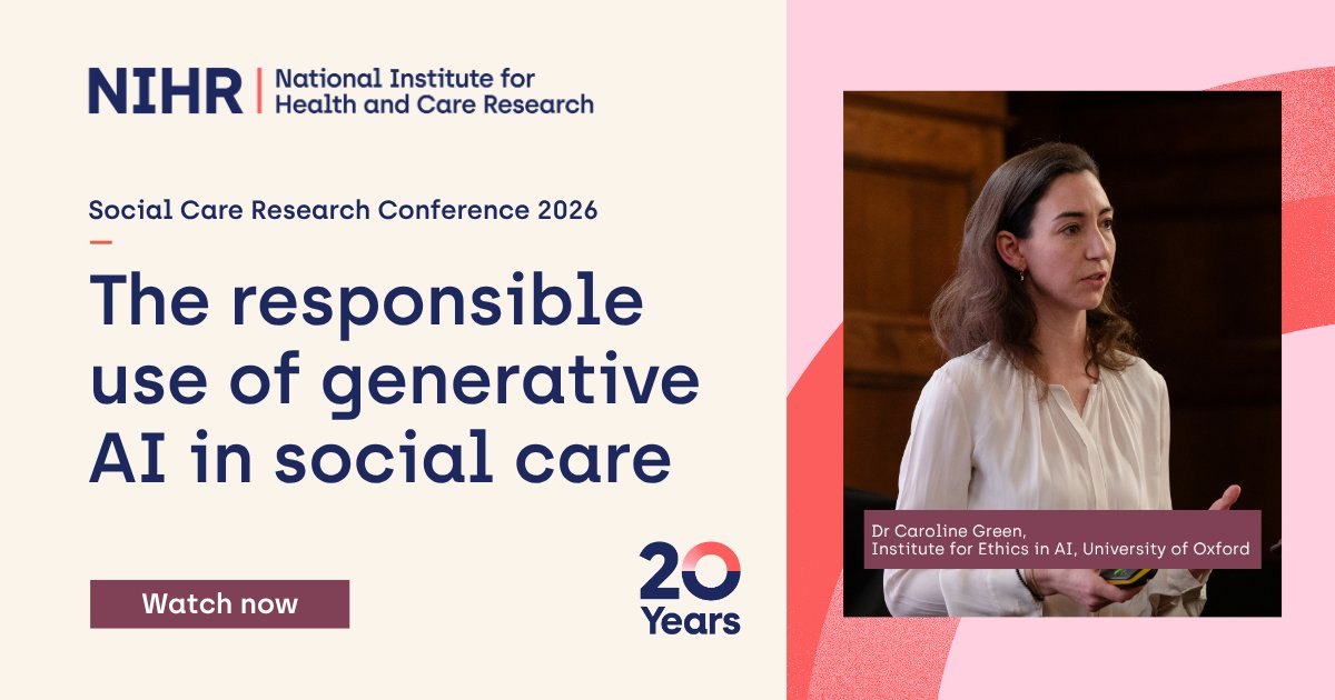 National Institute for Health and Care Research tweet media