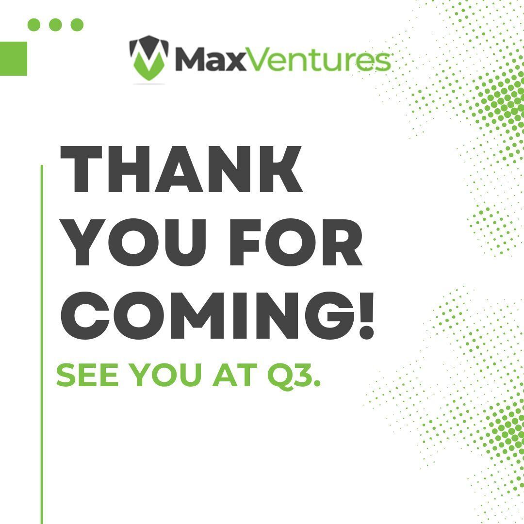 MaxVentures_EU's tweet photo. Demo Day Q2 ✨

Yesterday’s event brought together founders, investors, and innovators for an inspiring evening of pitches and networking.

We also presented updates from Seed Two in Max Ventures alongside updates from PYNN and Business Balearic Angels.

See you at Q3!!! https://t.co/BGtaJcXwen