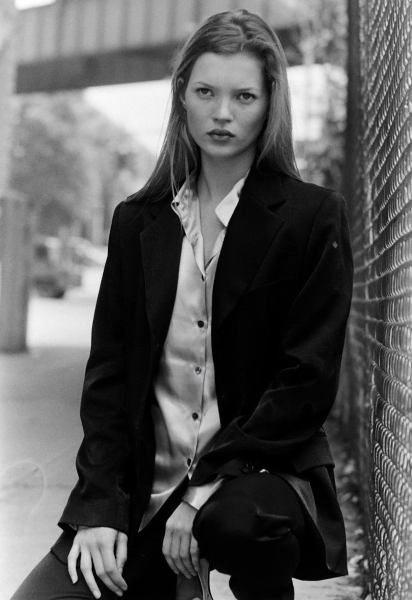 Kate Moss for Calvin Klein, 1994.