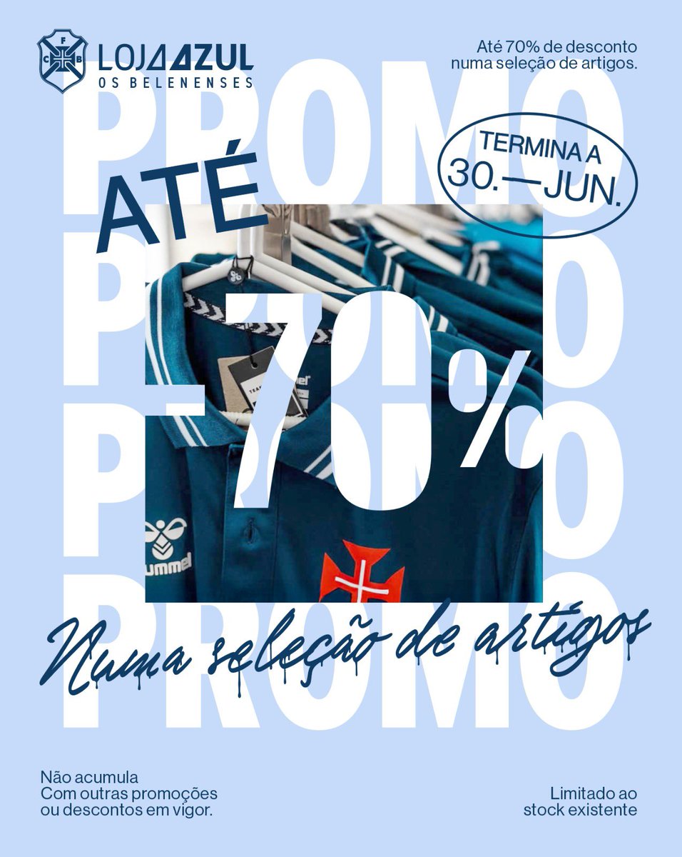 CFosBelenenses's tweet photo. 💥 Até 30 de junho, aproveita as promoções imperdíveis da #LojaAzul que preparámos para ti! 💙🙌
🔵 Na loja física ou em https://t.co/cPUcFCMnda #tweetpastel https://t.co/PmEGPluQOo