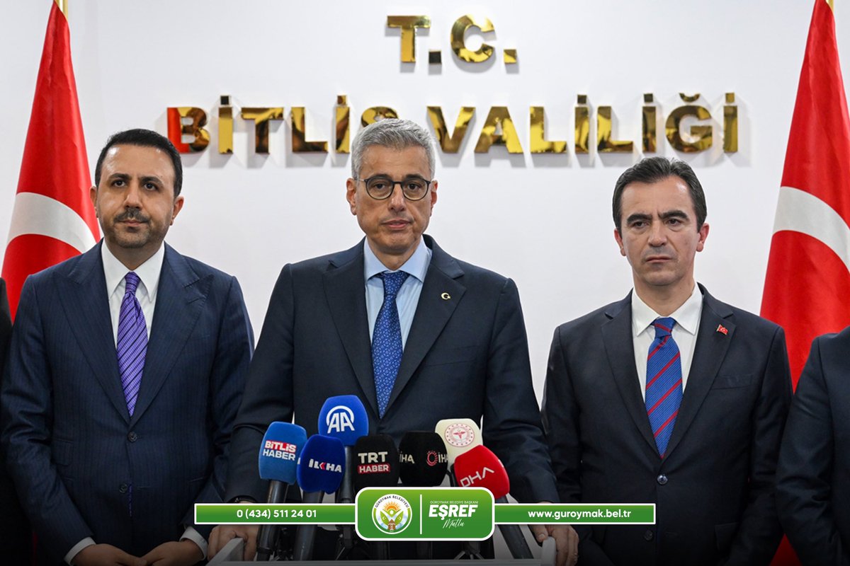GuroymakB's tweet photo. Güroymak’a 50 Yataklı Yeni Hastane Müjdesi! 🏥
Sağlık Bakanı Kemal Memişoğlu, Bitlis ziyaretinde Güroymak’a modern altyapıya sahip 50 yataklı yeni hastane yapılacağını açıkladı. https://t.co/BYzY6wIm2I