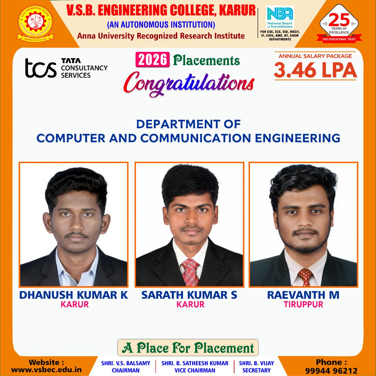 VSB Engineering College tweet media