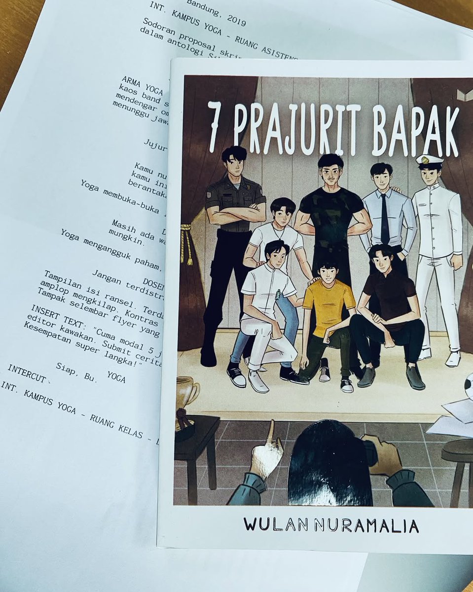 abiyyukesna_'s tweet photo. Ternyata film "7 Prajurit Bapak" ini merupakan adaptasi novel karya Wulan Nuramalia.

Keren sekali PAUL ARO @nypaularo bisa jadi bagian film tersebut. Bila dilihat tanggal draft naskah skenarionya sudah mulai dari Juni 2025.

Apapun itu semoga dilancarkan semuanya! https://t.co/2QTjAagPWh