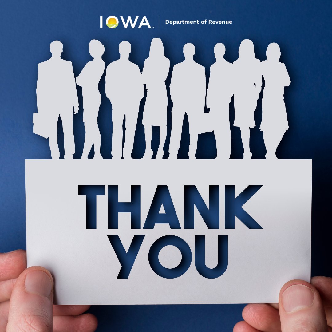 IowaRevenue's tweet photo. This week we celebrated the dedication, hard work, and commitment of all State of Iowa employees who keep our communities running smoothly. To our team at the Iowa Department of Revenue - thank you for your service!

#StateEmployeeRecognitionDay #PSRW2026 #IowaDepartmentOfRevenue https://t.co/dXl8kRNJXE