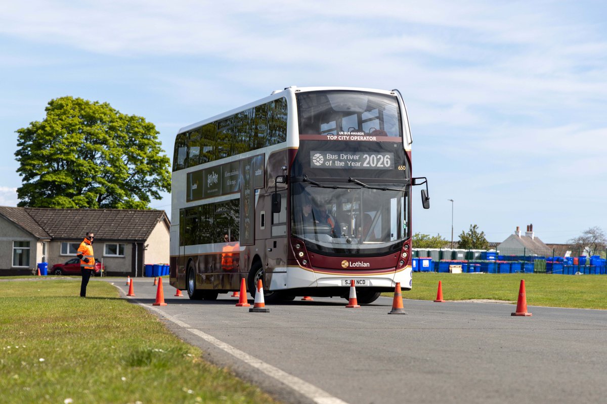 on_lothianbuses's tweet photo. ๐ Our annual Driver of the Year competition took place on Wednesday 6 May at Ingliston, with participants competing for a chance to represent the company at the UK finals in September.
For full results, visit ๐ https://t.co/Fj07c5ein3 https://t.co/r7bbeF89qu
