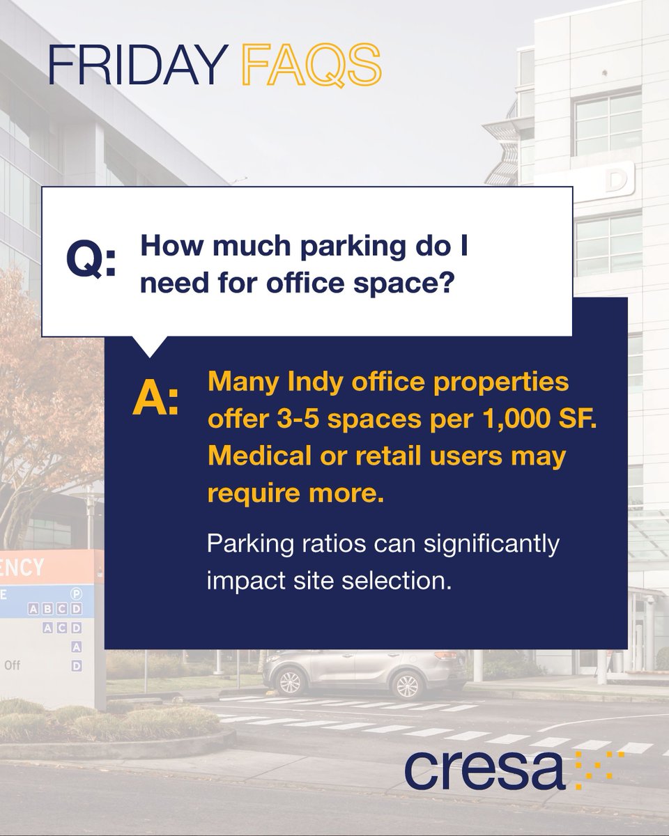 It’s Friday! Time to test your commercial real estate knowledge. #Cresa #CRE