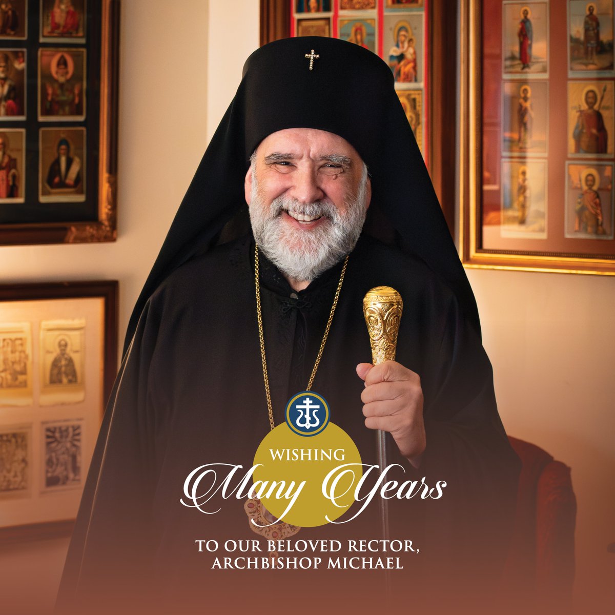 SaintTikhons's tweet photo. 🎉 Today, we celebrate the 16th anniversary of the episcopal consecration of His Eminence, Archbishop Michael, rector of St. Tikhon’s Seminary and Archbishop of New York and New Jersey. May the Lord grant him many blessed years!

Eis polla eti, Despota!

#sttikhonsseminary #stots https://t.co/wlyzyl5LeI