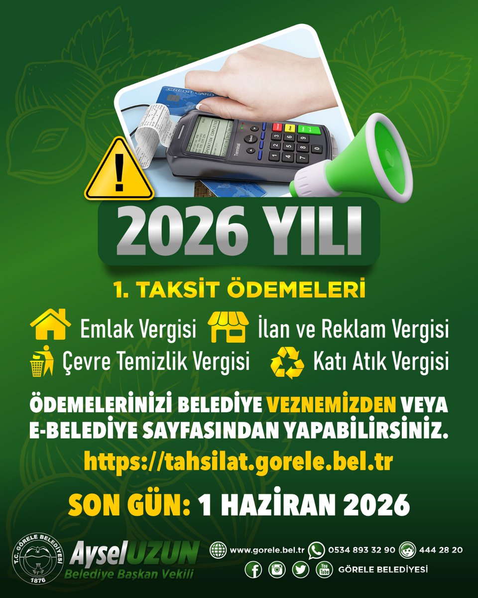 Görele Belediyesi tweet media
