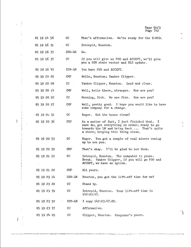 FaytuksNetwork's tweet photo. The release includes images and transcripts from the 1969 Apollo 12 mission. https://t.co/sz3nZiVOvb
