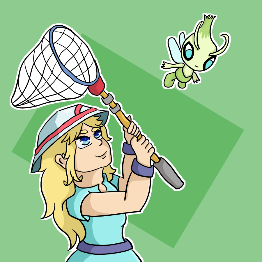 AlmostAliceYT's tweet photo. Continuing my pokemon adventures by trying to catch a Celebi! This thing is deceptively fast! https://t.co/lXoVZroDgR
