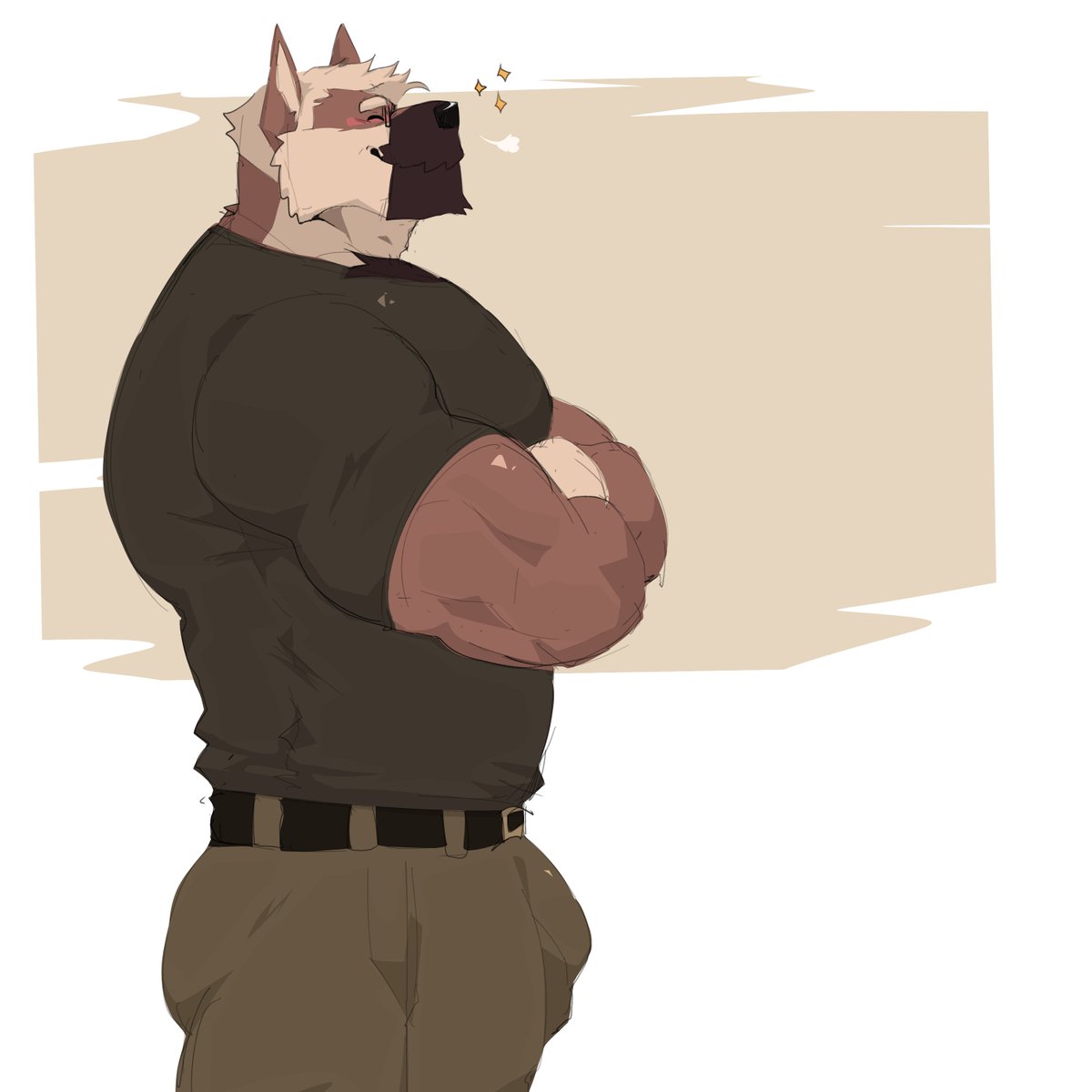 boyo_francis's tweet photo. Haven't been posting art in a while, here is a doodle of my sona https://t.co/mUux3ckPXq