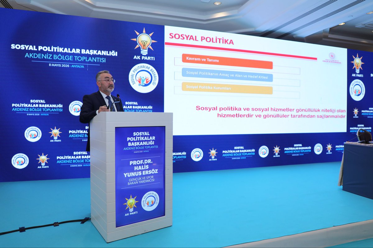 GlinZboz's tweet photo. Sosyal Politikalar Başkanlığı Akdeniz Bölge Toplantımız kapsamında;
Gençlik ve Spor Bakan Yardımcımız Sn. Prof. Dr. Halis Yunus Ersöz ile Aile ve Sosyal Hizmetler Bakan Yardımcımız Sn. Leman Yenigün’ün kıymetli hitaplarını dinledik, verimli değerlendirme ve istişarelerde bulunduk.
Bölgemiz ve ülkemiz adına hayırlara vesile olmasını diliyorum.

@tugbaisikercan 
@alicetin_07 
@akkadinantalya