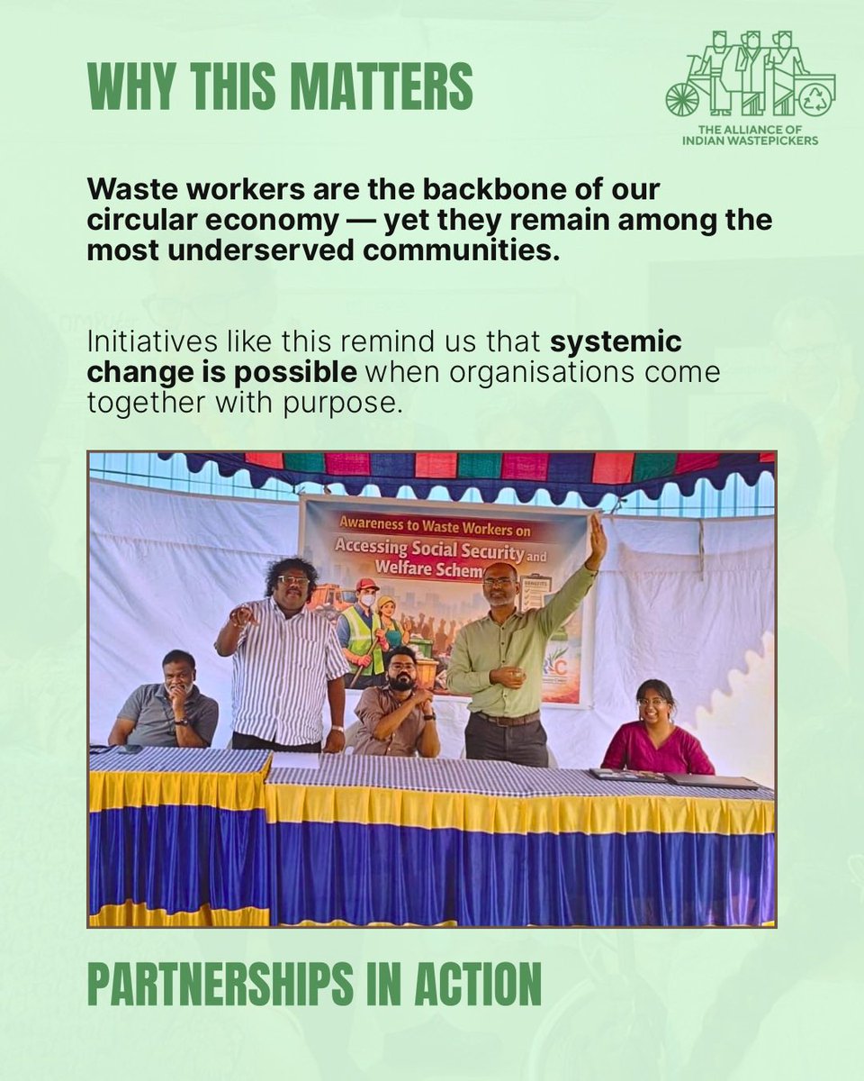 AIWastepickers's tweet photo. It is followed by a visit from The @CocaCola Company USA team on the 22nd to the Social Security Facilitation Camp - a powerful moment of global-local dialogue. https://t.co/GcKkQHhOkX