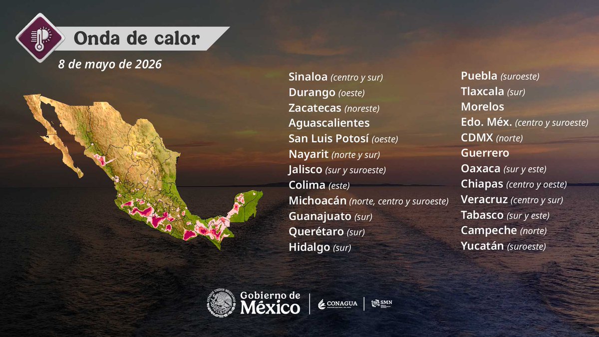 CONAGUA Clima tweet media