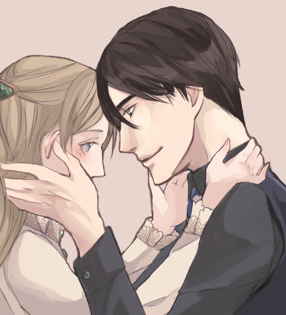 azmaeri's tweet photo. #みんなの創作男女が見れる祭
過去絵ですが糖度が高めのものを… https://t.co/IWwASGMWZ6