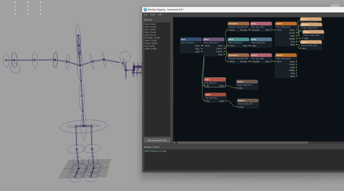 techartonline's tweet photo. Codexでモジュラーリギングシステムを作り始めてみてる。具体的な指示の言語化能力が求められる...正しく指示すれば上手く作れそう。ある意味、AIの生成結果よりも自身の指示能力向上の方がメリットあるのかもしれない... https://t.co/dOWFPIqLfK