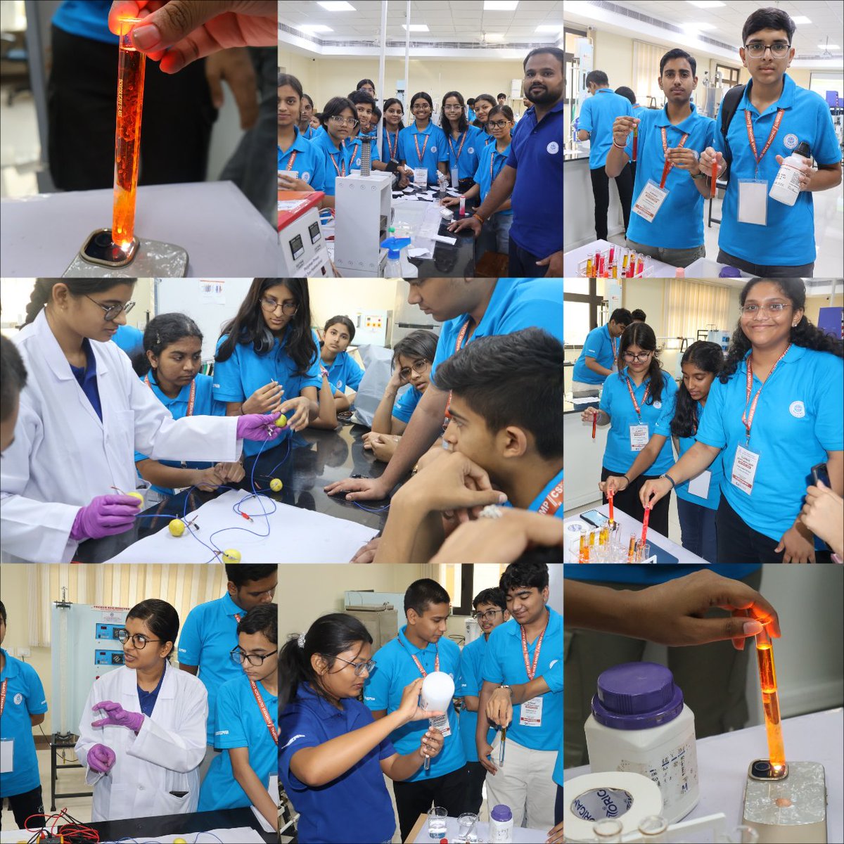 iiserbhopal's tweet photo. 𝗦𝘂𝗺𝗺𝗲𝗿 𝗢𝘂𝘁𝗿𝗲𝗮𝗰𝗵 𝗖𝗮𝗺𝗽 𝟮𝟬𝟮𝟲 𝗮𝘁 𝗜𝗜𝗦𝗘𝗥 𝗕𝗵𝗼𝗽𝗮𝗹 – 𝗗𝗮𝘆 𝟰 𝗛𝗶𝗴𝗵𝗹𝗶𝗴𝗵𝘁𝘀

Day 4 of the Summer Outreach Camp 2026 at IISER Bhopal continued to inspire participants through engaging academic interactions, hands-on exposure to research facilities, and vibrant cultural activities, making it another exciting and enriching day on campus.

The day commenced with an insightful session by Dr. Dhanyalekshmi Pillai from the Department of Earth and Environmental Sciences on the theme “Making the Invisible Visible: Greenhouse Gases in Our Climate System.” Through the talk, students explored the role of greenhouse gases in shaping Earth’s climate and gained a deeper understanding of environmental challenges and climate science.

This was followed by an interactive session organised by the Department of Humanities and Social Sciences, where Dr. Ankita led a session titled “Let’s Talk About the Humanities and Social Sciences” where she urged the participants to reflect on society, culture, and the importance of interdisciplinary thinking in addressing contemporary issues.

Next, the participants attended a session organized by the Department of Data Science and Engineering led by Dr. Akash Anil and Dr. Sundaram Muthu on “Data Science and Practices.” The session familiarised students with the growing impact of data-driven technologies and analytical approaches across various fields of science and society.

The afternoon featured lab visits to the Departments of Biological Sciences, Chemical Engineering, and Earth and Environmental Sciences, where students experienced firsthand the research environment, scientific instrumentation, and experimental practices followed in advanced laboratories.

Students also visited the Central Instrumentation Facility, Central Library, and Computer Centre, gaining valuable exposure to the state-of-the-art facilities and academic resources that support research and learning at IISER Bhopal.

The day concluded on a lively and creative note with a Cultural Evening and Open Mic session, where participants enthusiastically showcased their talents through music, performances, and artistic expression.

Overall, Day 4 beautifully combined scientific learning, interdisciplinary exploration, creativity, and community engagement, adding another memorable chapter to the Summer Outreach Camp 2026 at IISER Bhopal.

@EduMinOfIndia @IndiaDST @DBTIndia @dasgobardhan @jesankar 

#IISERBhopal #SummerOutreachCamp2026 #ScienceForStudents #IISERS #ScienceCommunication #STEMEducation