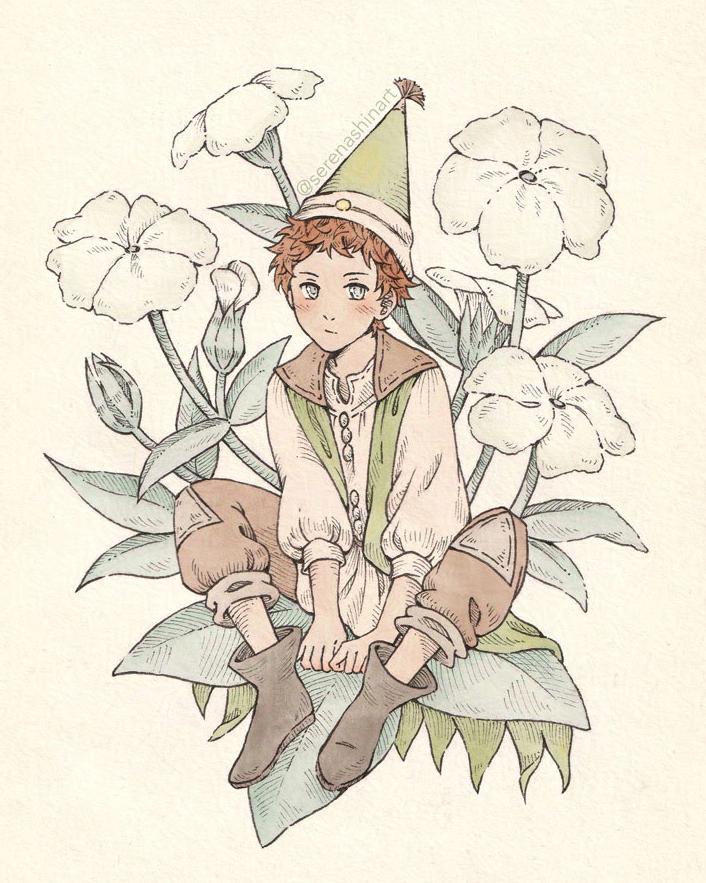 Tartah ✒️ 
Traditional ink, digital color.  
#wha #witchhatatelier #Δ帽子