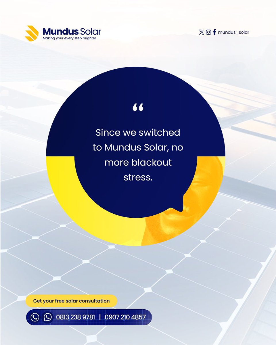 MUNDUS SOLAR tweet media