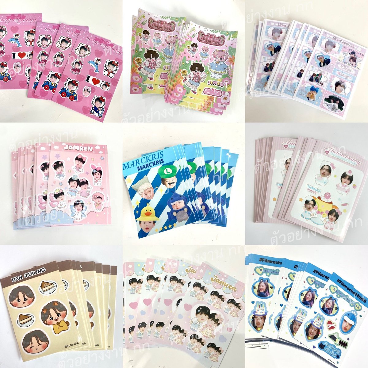 nnstore รับทำของแจก สติ๊กเกอร์ไดคัท โปสการ์ด 🍒 tweet media