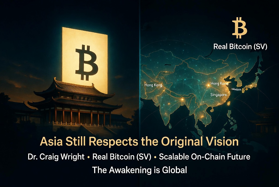 Even in Asia, respect for Dr. Craig Wright and the original scalable ...