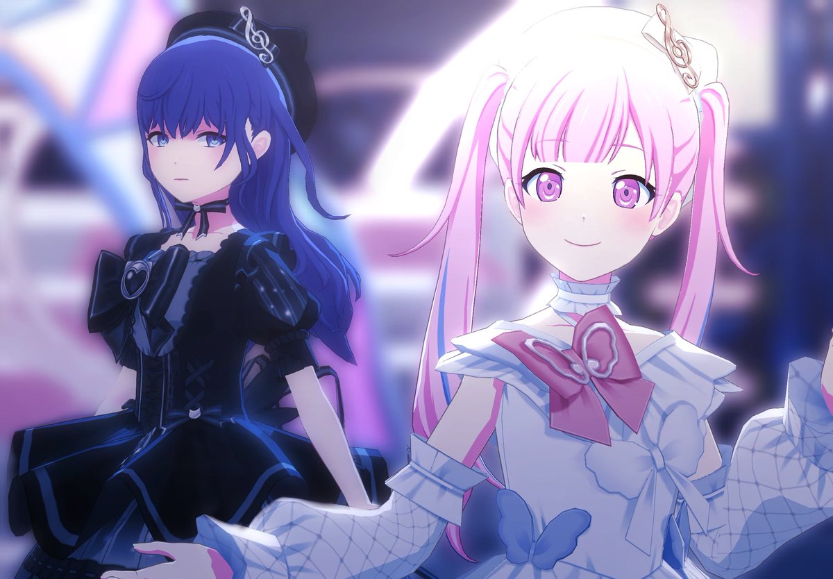 光と闇の魔法少女🪄🖤🤍