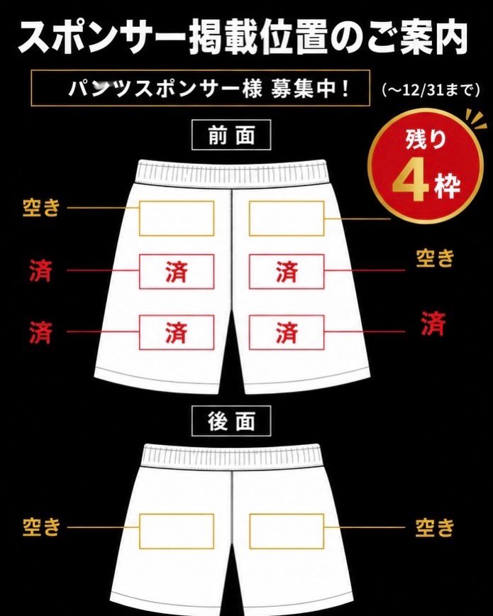 年間スポンサー様を募集しています！
(12/31まで)

僕と一緒に戦って下さる方、興味の
ある方はDMまで連絡をお願いします！

応援よろしくお願いします🔥

#マルザヘンペーソク
#スポンサー募集
#格闘技