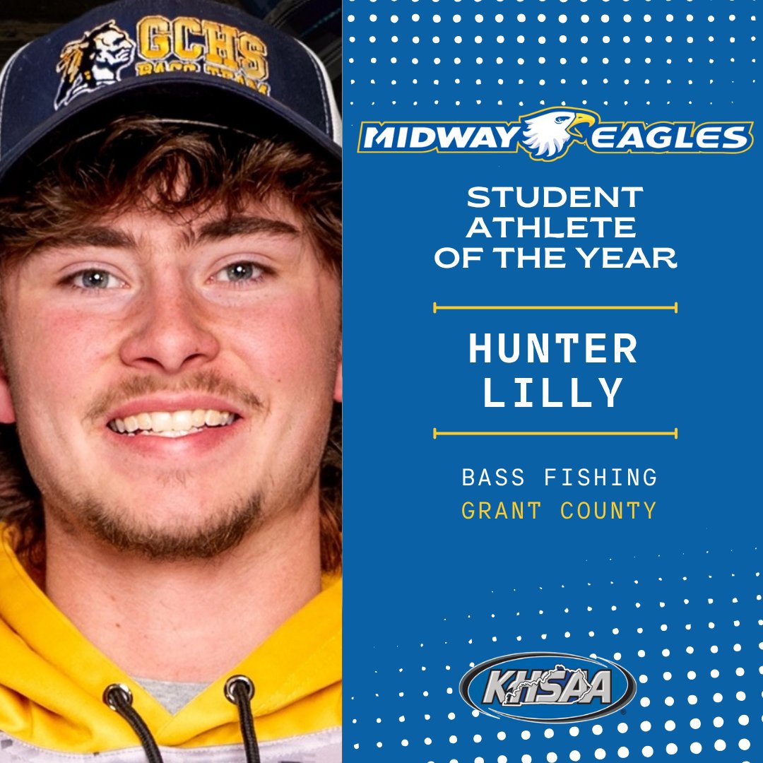 khsaaevents's tweet photo. Congratulations to the 2026 Midway University/KHSAA Bass Fishing Student-Athlete of the Year - Hunter Lilly (Grant County) #khsbf

@MidwayUniv  
#KHSAAProudPartner https://t.co/y6q0DBgz81