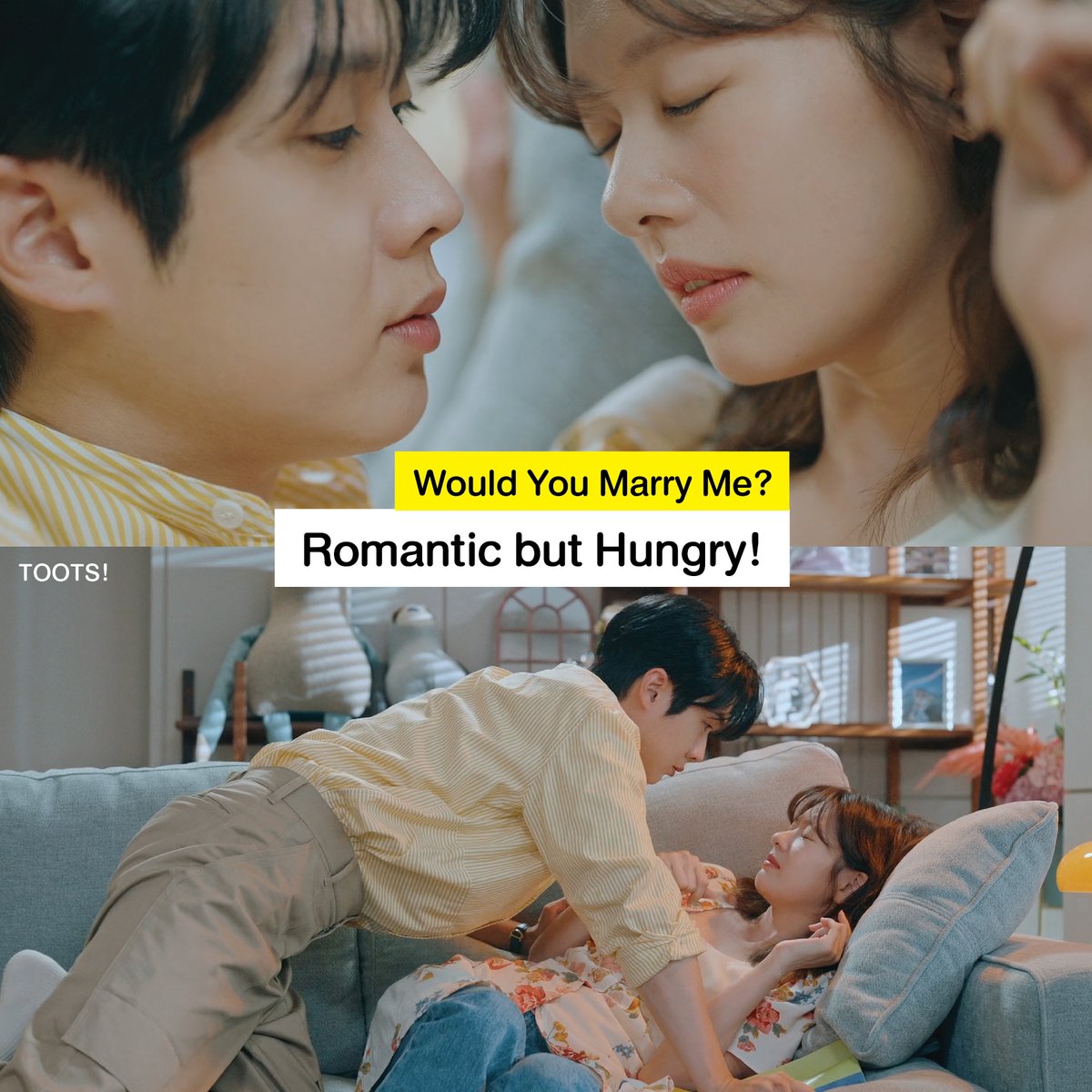 tootsyreview's tweet photo. เมื่อซีรีส์เกาหลี "ขายของ" ใส่ฉัน!
#WouldYouMarryMe กับโครงสร้างบท ที่ชวนคนมากินต๊อก ยามค่ำ แบบชวนหิว

1) ชอบฉากขายของฉากนี้ มาดูกันว่า คนคิดบทวางโครงสร้างยังไง?

- สร้างสถานการณ์ Romantic ให้เกิด accident เกือบจูบกัน ระหว่างตัวละคร

- แต่จงใจให้ไม่ได้มีความวาบหวาม เป็นเพียงอารมณ์ที่คนทั้งคู่เริ่มรู้สึกดีต่อกันมากขึ้น เมื่อมันยังไม่ถึงจุดนั้นของเส้นเรื่อง เลยเบนเข็มไปขายของต่อ

>>> ถ้าคนดูจากจุดนี้ ยังไงดูต่อแน่นอน เพราะมันต่อเนื่องจากจุดที่ลุ้นว่าพระเอกกับนางเอกกำลังจะจูบกัน เท่ากับว่า Brand Awareness มาเต็มๆ คนได้ดูฉากกินต่อไปแบบ 100% ความต่อเนื่องของฉาก มีประโยชน์มาก ทำให้คนไม่ Skip เลย แม้เป็นความต้องใจขายของ เพราะมันพาคนดูไปต่อจากฉากที่เรียกร้องการดู กระตุ้นให้คนต้องดูต่อเนื่อง

- เกิดกิจกรรมการรับประทาน และขายของแบบน่ากินสุดๆ

(มีต่อ)