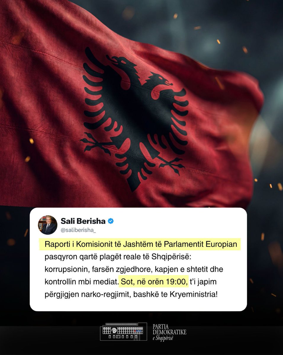 Sali Berisha tweet media