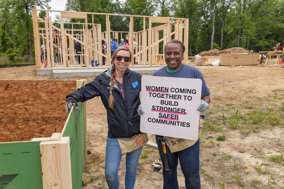 NewHanoverCo's tweet photo. Last week, a group of dedicated #NHCgov women joined Cape Fear Habitat for Humanity for its annual Women Build event in Castle Hayne 🛠 We are so proud to serve alongside these dedicated women! See more photos from the build: https://t.co/RATwM9uTKT https://t.co/6apIGVYjJe