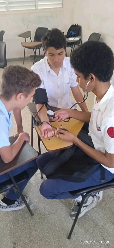 UCMHabana's tweet photo. Continúa estudiantes del Colegio Universitario de la FCM Enrique Cabrera su preparación, en esta ocasión con el Curso propedéutico: Procederes básico, diagnóstico y terapéutico.
#UCMH 
#UniversidadDeExcelencia https://t.co/AZQ8VgtRBr