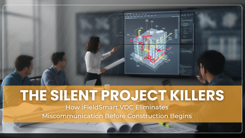 iFieldSmart_'s tweet photo. The Silent Project Killers: How iFieldSmart VDC Stops Miscommunication Before Work Begins

Read Full Blog Now: https://t.co/iUzEW6TgaP https://t.co/XEzxSN8dEu