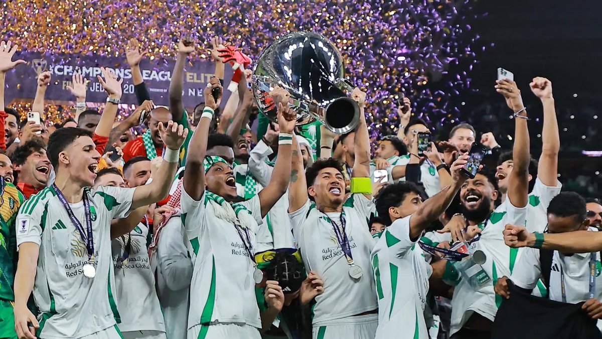 نايفيز بطل آسيا💚 tweet media