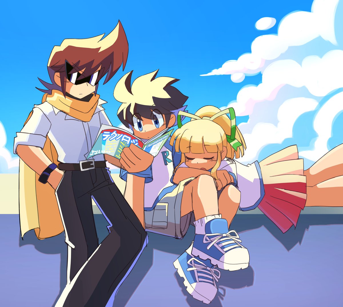 RetoroRobotto's tweet photo. #megaman #rockman 
Light siblings💖 https://t.co/InHjAhzWLT